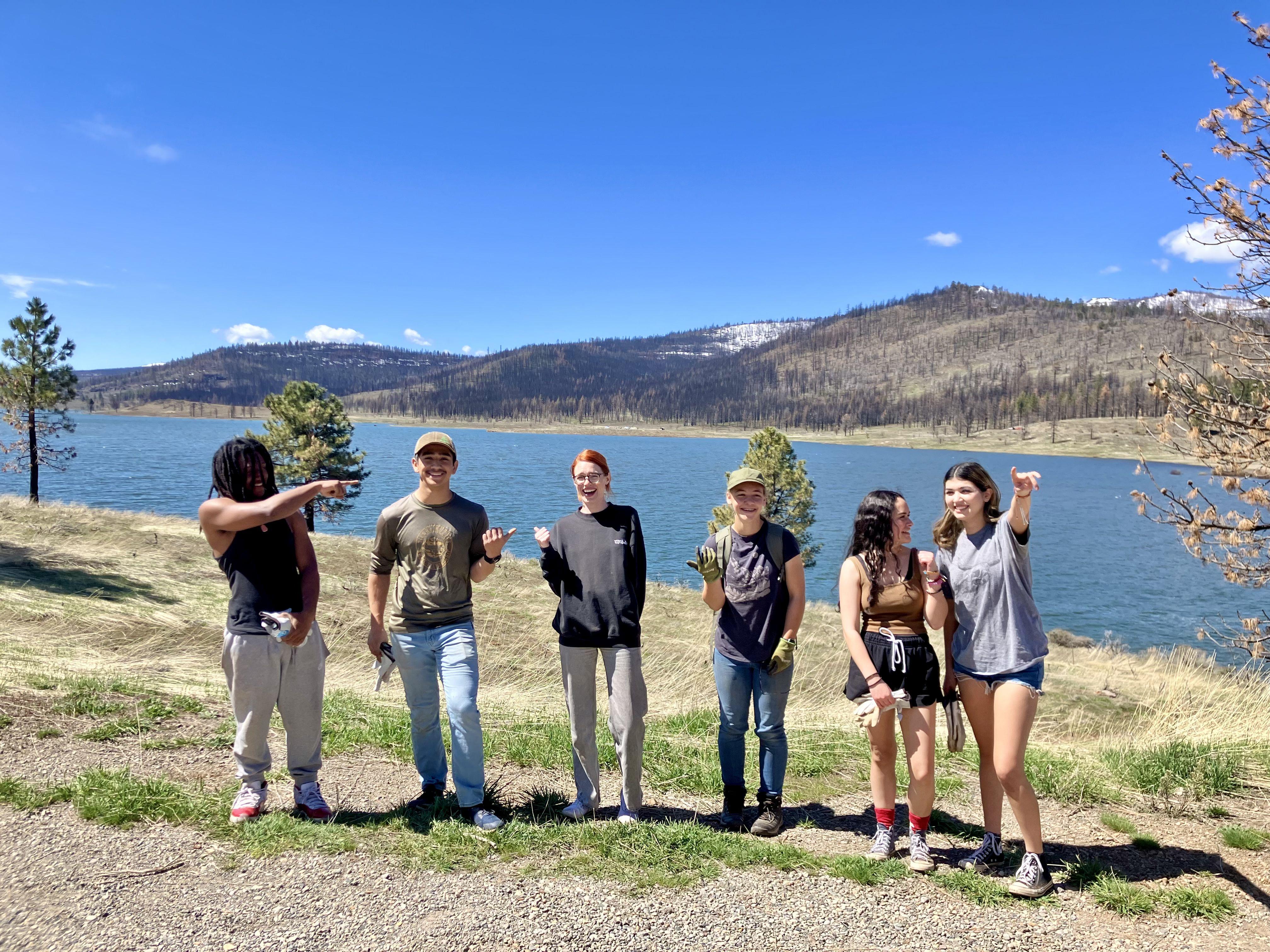 pjshs students celebrate earth day at frenchman lake